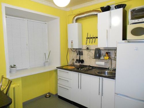 Маленькая кухня, большие возможности: Дизайн кухни 6 кв. м