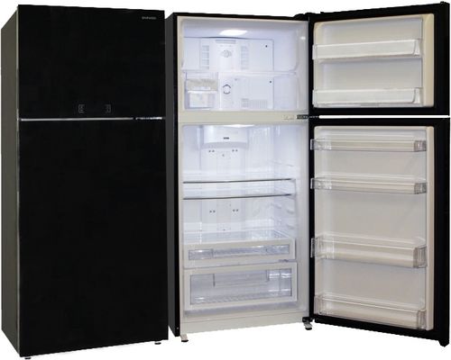 Черный холодильник