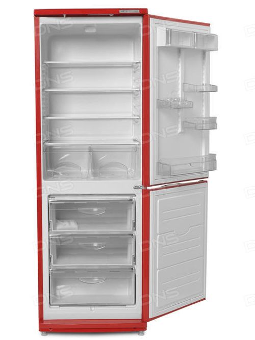Красный холодильник Атлант